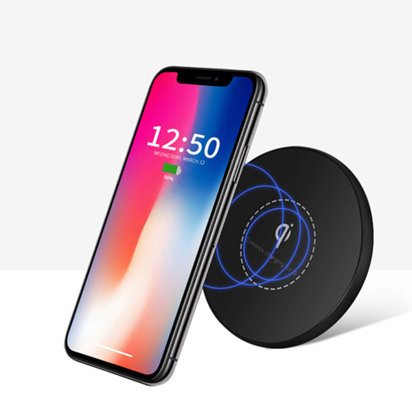 Bakeey KD02 10W QI Wireless Fast Charging Pad Smart Charger Adapter For iphone X 8/8Plus Samsung S8