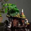Reverse Waterfall Smoke Incense Burner Incense Burner with 20 Cones