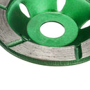 80mm Diamond Segment Grinding Cup Wheel Disc Grinder Concrete Granite Stone Cutter