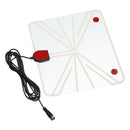 Universal ATSC USB HD Digital TV Antenna 50-100 Miles HD with HDTV Amplifier Signal Booster for Indoor