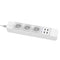 DHEKINGD D555 Smart WIFI App Control Power Strip with 3 EU Outlets Plug 4 USB Fast Charging Socket Work Power Outlet