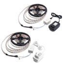 5M 24W RGB SMD5050 Waterproof 300 LED Strip Light + 44 Key Remote 12V 2A Power Adapter Full Kit