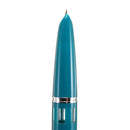 Wingsung 601 0.5mm Fine Nib Fountain Pen Metal ABS Body Silver Cap Office School Supplies