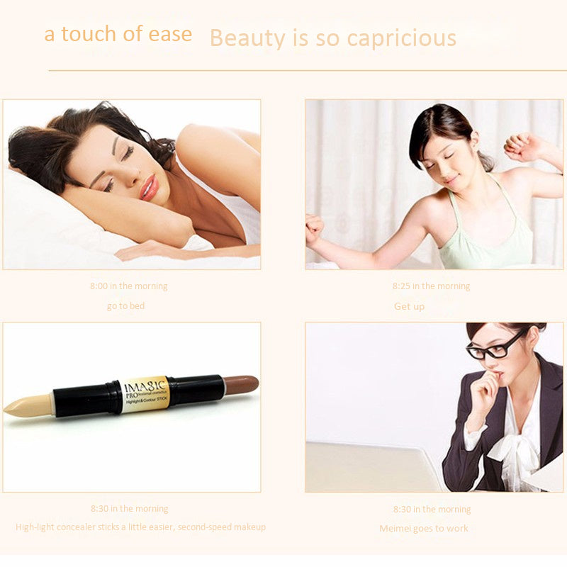 Imagic Makeup Creamy Double-Ended 2In1 Contour Stick Contouring Highlighter O7Z5