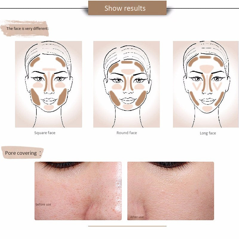 Imagic Makeup Creamy Double-Ended 2In1 Contour Stick Contouring Highlighter O7Z5