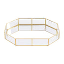 Nordic Style Glass Copper Geometry Storage Baskets Box Simplicity Style Hom W1Q7