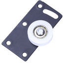 4Sets Sliding Door Wheels Rollers Pulleys Runners for Cupboard Wardrobe Cab B9J6