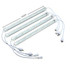 4 X 30CM Kitchen Night Light Under Cabinet Counter SMD5630 LED Rigid Strip Lamp Bar Full Kit DC12V
