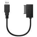 USB 2.0 to Mini Sata II 7+6 13Pin Adapter Converter Cable for Laptop CD/DVD