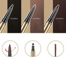 3 In 1 Eyebrow Pencil Waterproof Eyebrow Pen Long-Lasting Eyebrow Cream 3D Eyebrow Makeup