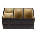 Pu Leather Storage Boxes Luxury For Remote Control Phone Cosmetic Make Up C H1P3