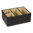 Pu Leather Storage Boxes Luxury For Remote Control Phone Cosmetic Make Up C H1P3