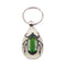Glow-In-The-Dark Real Insect Keychain (Green Chafer) G1D4