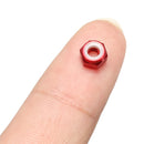 Suleve M3AN1 10Pcs M3 Nut Self-locking Nylon Lock Hex Nut Aluminum Alloy Multicolor