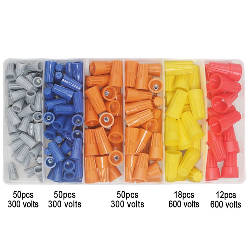180Pcs Electrical Wire Connectors Screw Terminals, Easy Twist On Connector  N2X1