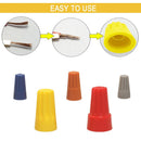 180Pcs Electrical Wire Connectors Screw Terminals, Easy Twist On Connector  N2X1