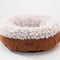 Cozy Solid Fleece Round Pet Bed
