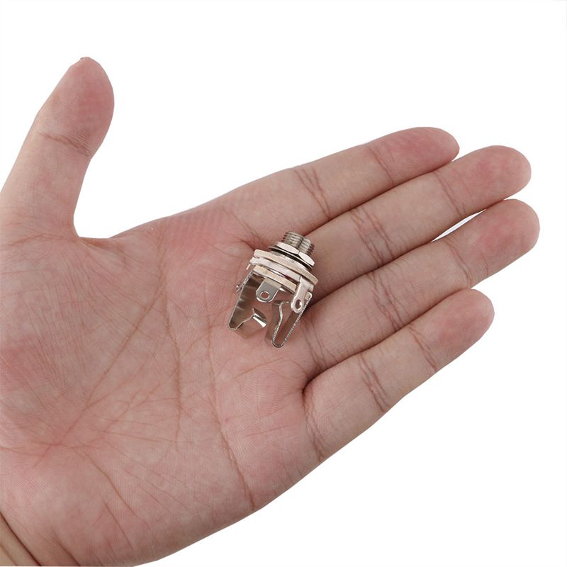 Jack 6.5 Two-Channel Audio Cable Connector Plug Socket With A Switch Stereo J5W8
