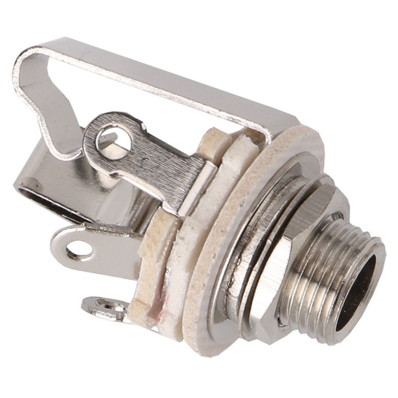 Jack 6.5 Two-Channel Audio Cable Connector Plug Socket With A Switch Stereo J5W8