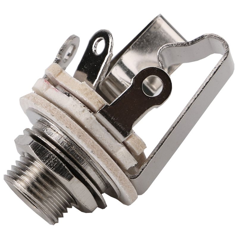 Jack 6.5 Two-Channel Audio Cable Connector Plug Socket With A Switch Stereo J5W8