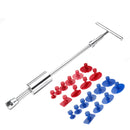 20Pcs Dent Repair Tools Car Dent Removal Puller Kit 2 in 1 Dent Removel T Bar Tools Slide Hammer Lifter Repair Tools