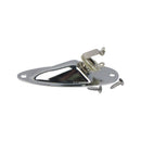 1pcs Boat Guitar Jack 1/4 Inch Input Output Jack Plate Socket 6.35mm Chrome C5D3