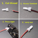 100Pc CE-2X Terminals Pressure Line Cap Wire Connectors Wiring Connector Ca A7U1