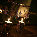 Rotary Spinning Candlestick Tealight Candle Holder Metal Tea Light Holders  V4S3