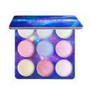CmaaDU 9 Colors Glitter Highlight Eyeshadow Powder Palette Shimmer & Shine  G4K8