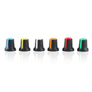 5Pcs 6 Color Yellow Orange Blue White Red Green WH148 Potentiometer Knob Ca