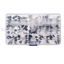 215pcs 15 Values 0.1uF-330uF Mix Electrolytic Capacitor Kit With Storage Box