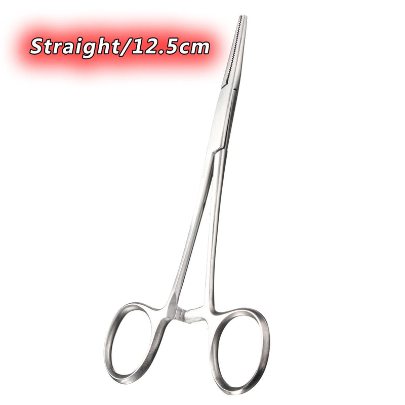 1pc  Hemostat Forceps Straight Curved Stainless Steel Locking Clamp