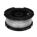 8Pcs Weed Eater String Replacement Spool Line + 2Pcs Trimmer Cap For Black For Decker Lawnmower