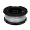 8Pcs Weed Eater String Replacement Spool Line + 2Pcs Trimmer Cap For Black For Decker Lawnmower
