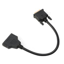 Dvi-D Male (24+1) To Two Hdmi Dual Female Y-Splitter Video Cable Adapter 30 D1N8