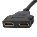 Dvi-D Male (24+1) To Two Hdmi Dual Female Y-Splitter Video Cable Adapter 30 D1N8