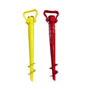 2Pcs/set Beach Garden Sun Umbrella Holder Ground Anchor Spike Stand Patio