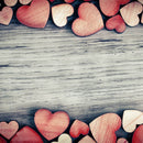 1X(160 Piece Wooden Heart Blank Wooden Heart Embellishment 30/40/50/80 Mm W