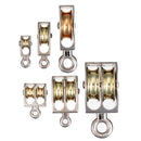 Rotate Fixed Pulley Sheave Rigging Metal Lift Rope Hanging Lifting Wheels