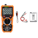 PEAKMETER Digital Multimeter PM18C with True RMS AC/DC Voltage Resistance Capacitance Frequency Temperature NCV Tester