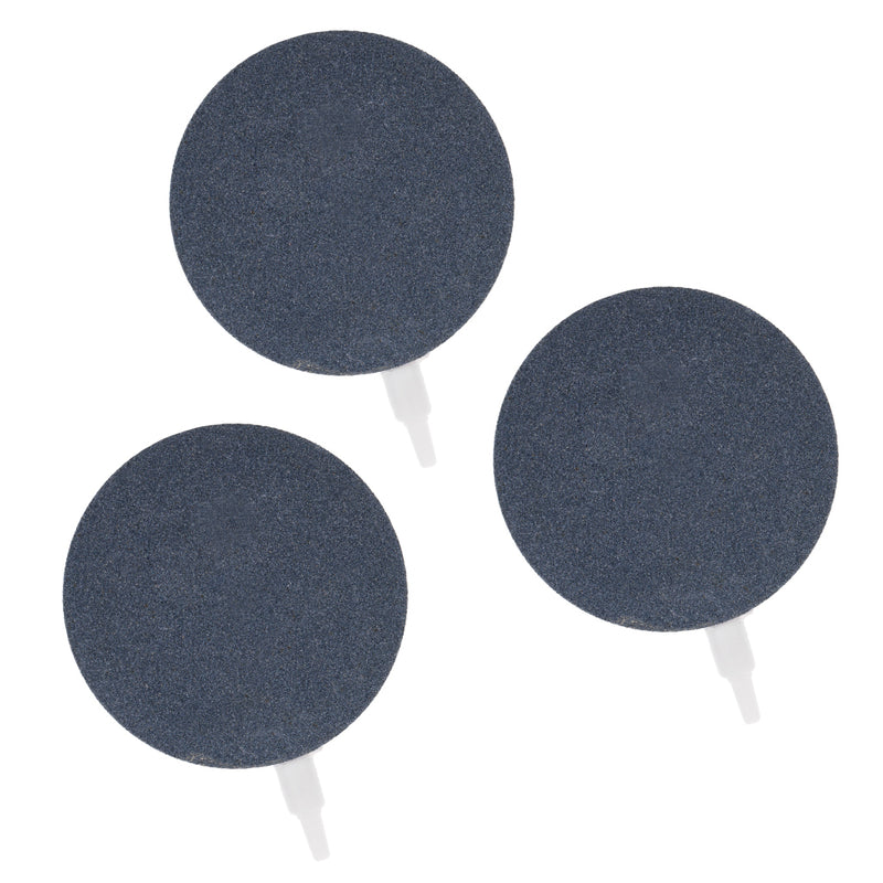 Aquarium Bubble Air Stone Fish Tank Pump Hydroponics Disk Diffuser 10cm 3Pcs