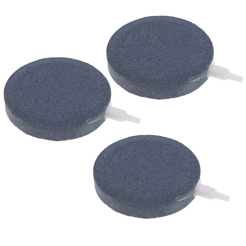 Aquarium Bubble Air Stone Fish Tank Pump Hydroponics Disk Diffuser 10cm 3Pcs