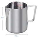 Milk Jug 350Ml/12 Fl.Oz, 304 Stainless Steel Milk Pitcher, Milk Frothing JugE8Q6