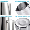 Milk Jug 350Ml/12 Fl.Oz, 304 Stainless Steel Milk Pitcher, Milk Frothing JugE8Q6