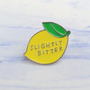 Lemon Enamel Pin Slightly Bitter Fruit Badge Button Brooches Jewelry Gift