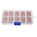 Excellway ET15 20Pcs 2 Pin Spring Terminal Block Electric Cable Wire Connector