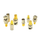 8x RF Coax Coaxial SMA Male Plug to BNC Female M/F Radio Antenna Connector