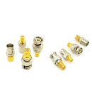 8x RF Coax Coaxial SMA Male Plug to BNC Female M/F Radio Antenna Connector