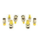 8x RF Coax Coaxial SMA Male Plug to BNC Female M/F Radio Antenna Connector