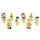 8x RF Coax Coaxial SMA Male Plug to BNC Female M/F Radio Antenna Connector